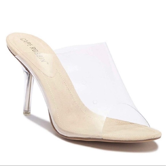 cape robbin clear heels